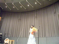 地球マネジメント学会 第１１回大会で「青木由有子 自然音楽コンサート」　写真